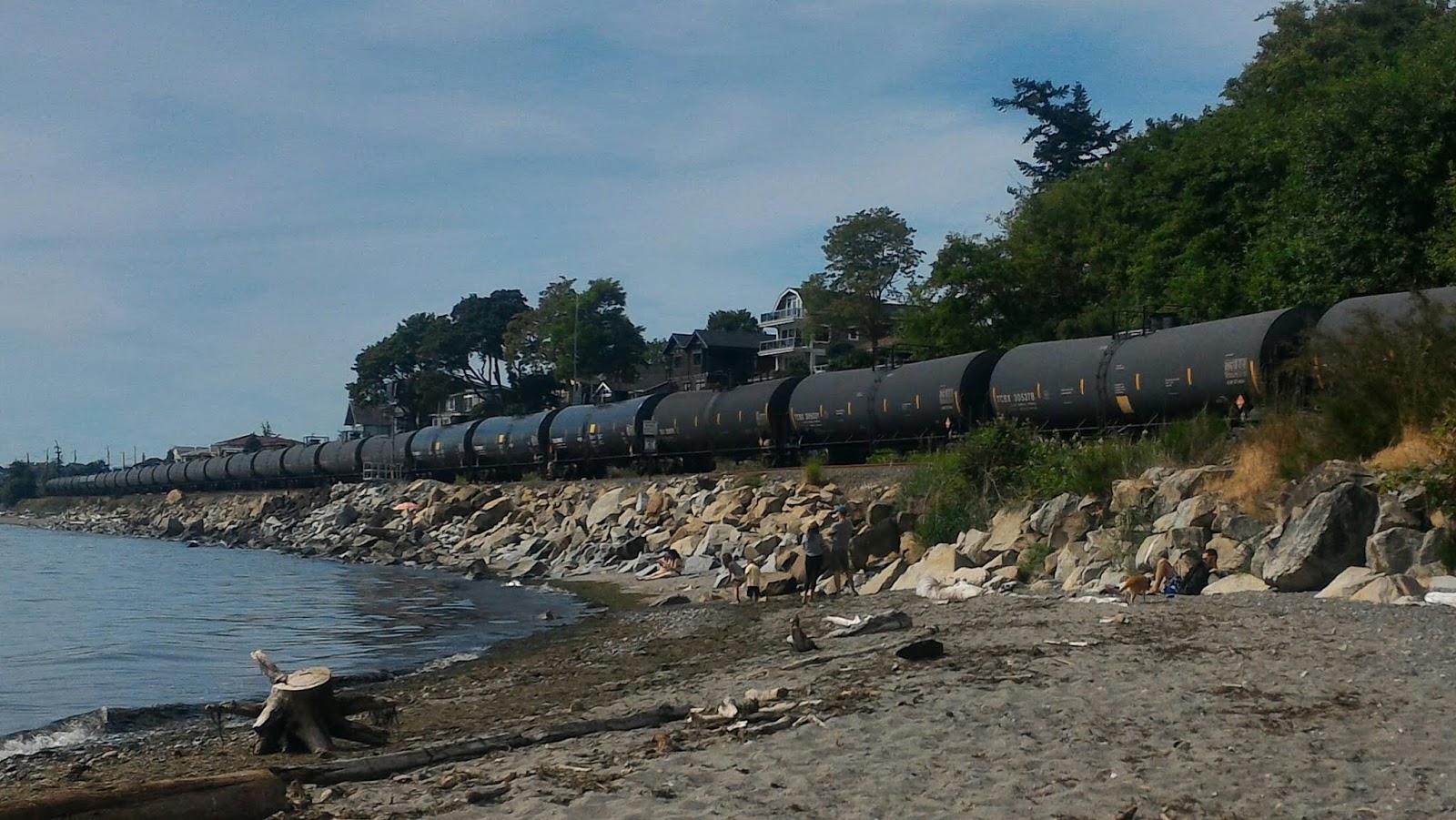 During Transfer to Washington Oil Spilled a Little